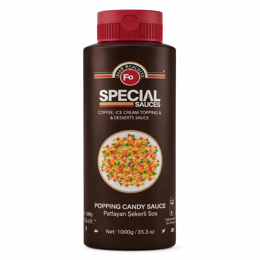 Popping Candy Sauce 1000g – Dessert, Ice Cream & Milkshake Topping